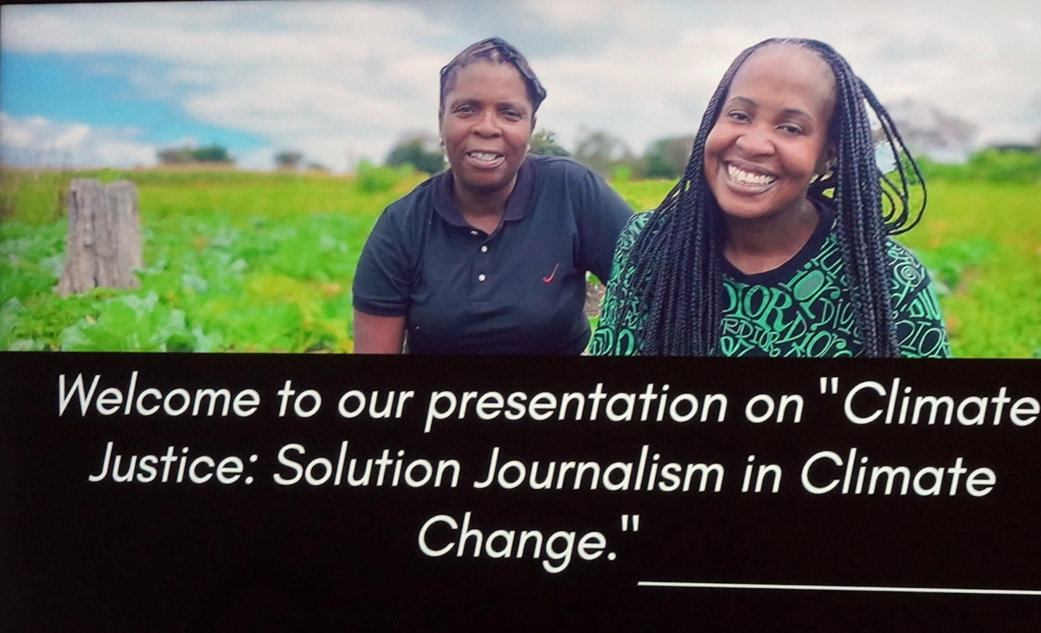 Das Bild zeigt Diashow Climate Justice Solution Storytelling